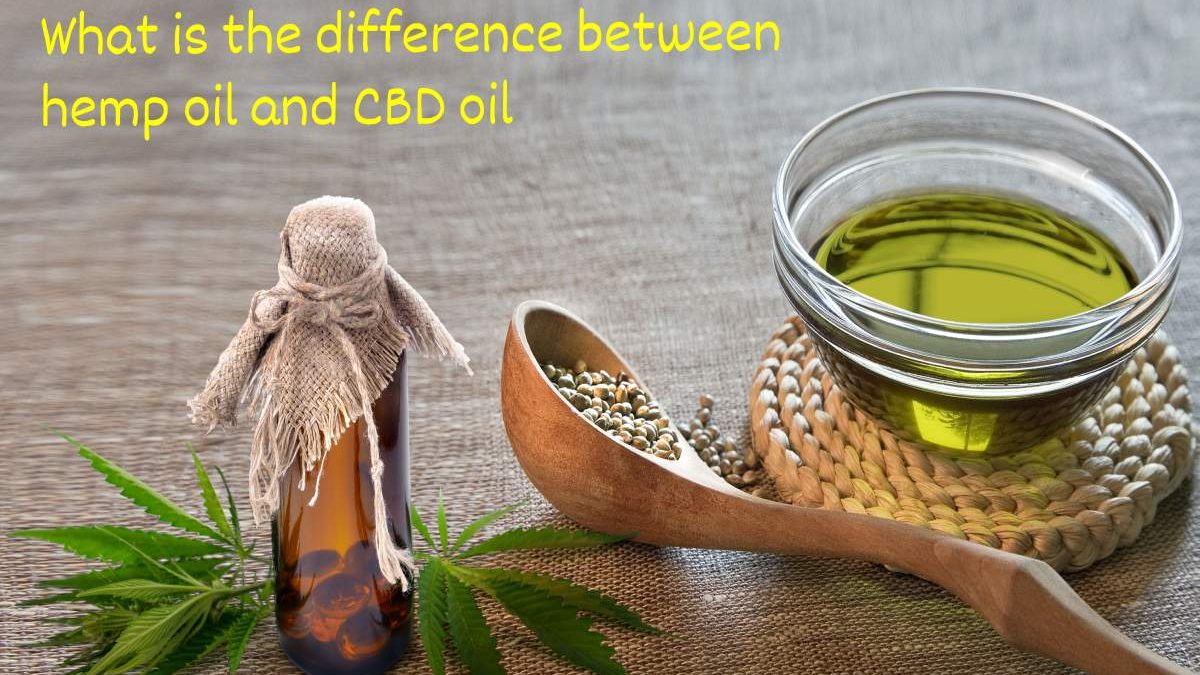 What is the difference between hemp oil and CBD oil